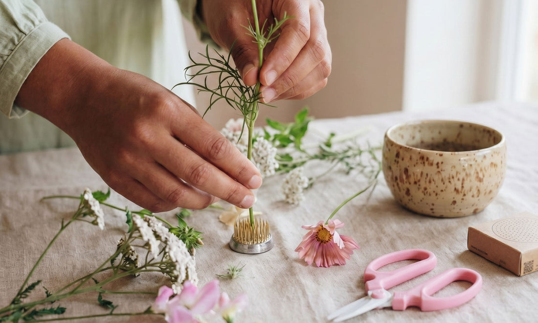 Ikebana for Beginners: How to Use a Kenzan