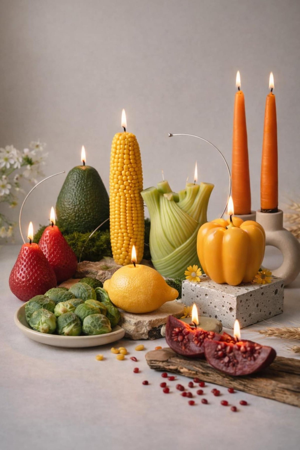 Brussels Sprout Candle