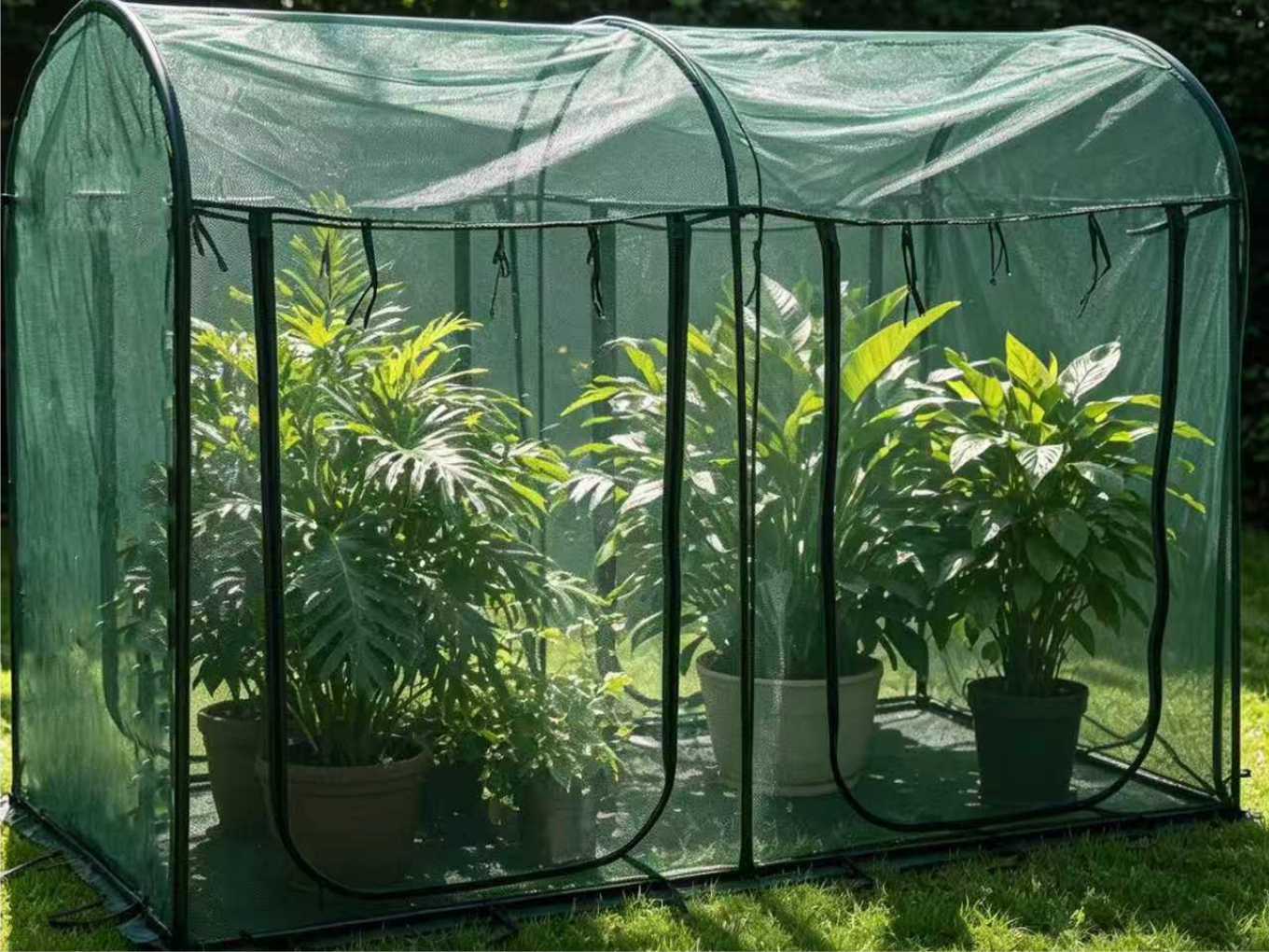 Net Tunnel with Four Openings - 2m x 1m x 1.5m