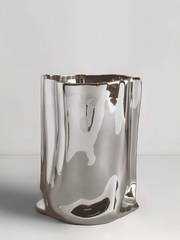 "Le Papier" - Mirror Paper Bag Vase