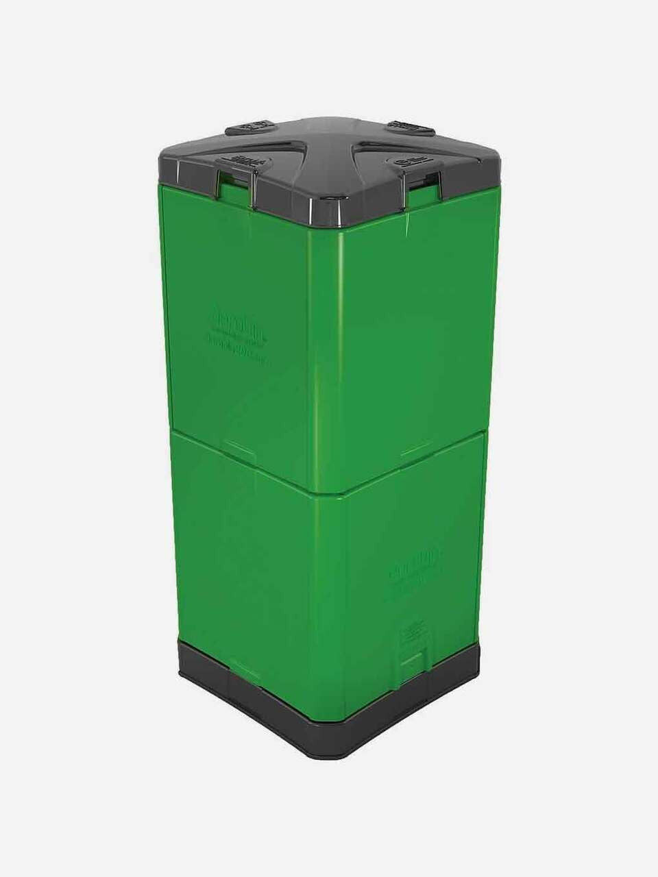 Aerobin 200 Litre compost bin with insulated walls and ventilation for efficient composting.