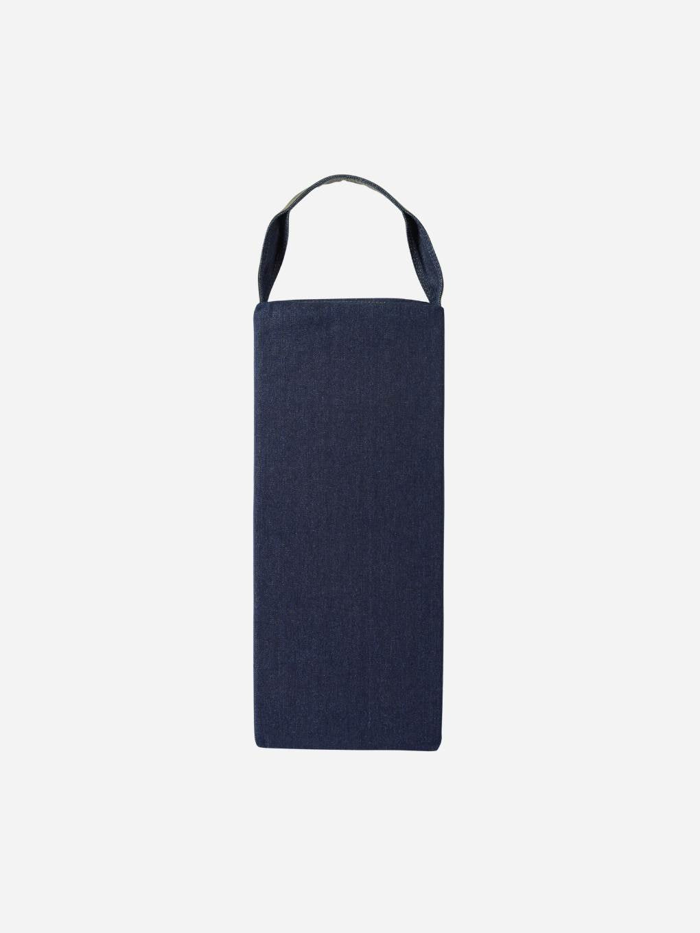 Bugg limited edition denim kneeler with padded cushion and sturdy handles, designed for gardening or kneeling tasks.