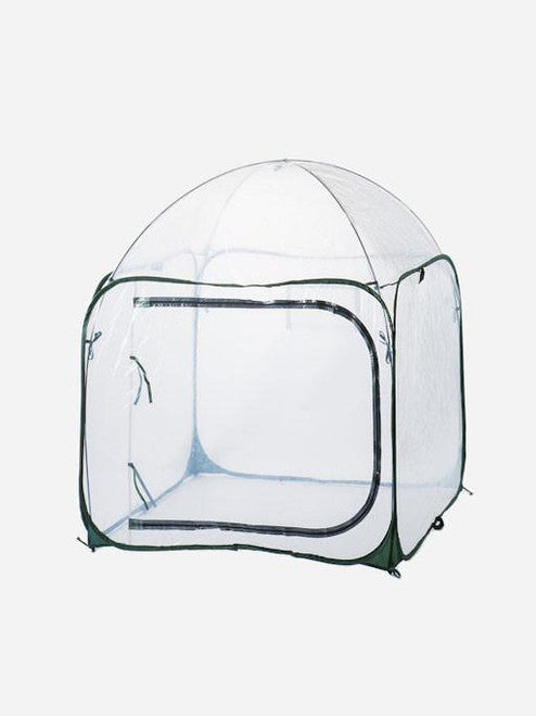 Bugg poly garden cover measuring 1m x 1m x 1.25m, weather-resistant outdoor cover for gardening protection.