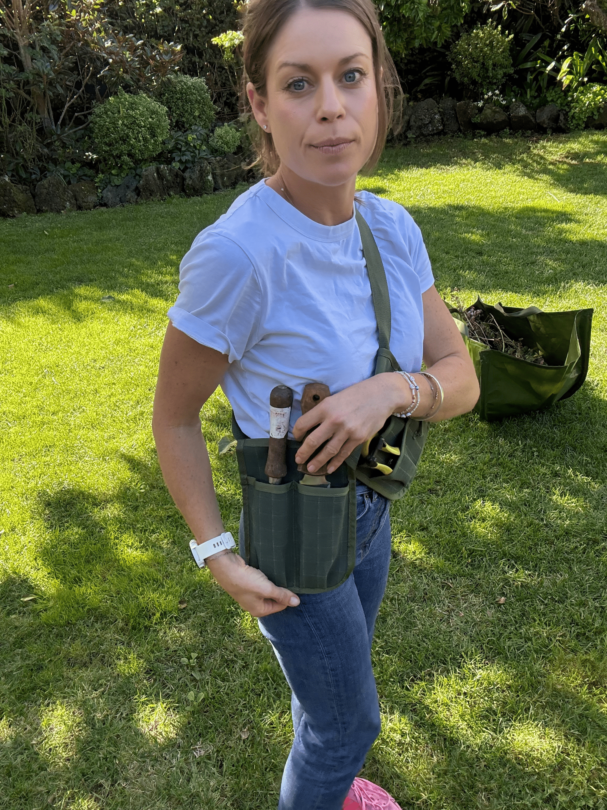 Bugg limited edition khaki tool pouch with multiple compartments and sturdy zipper for organized tool storage.