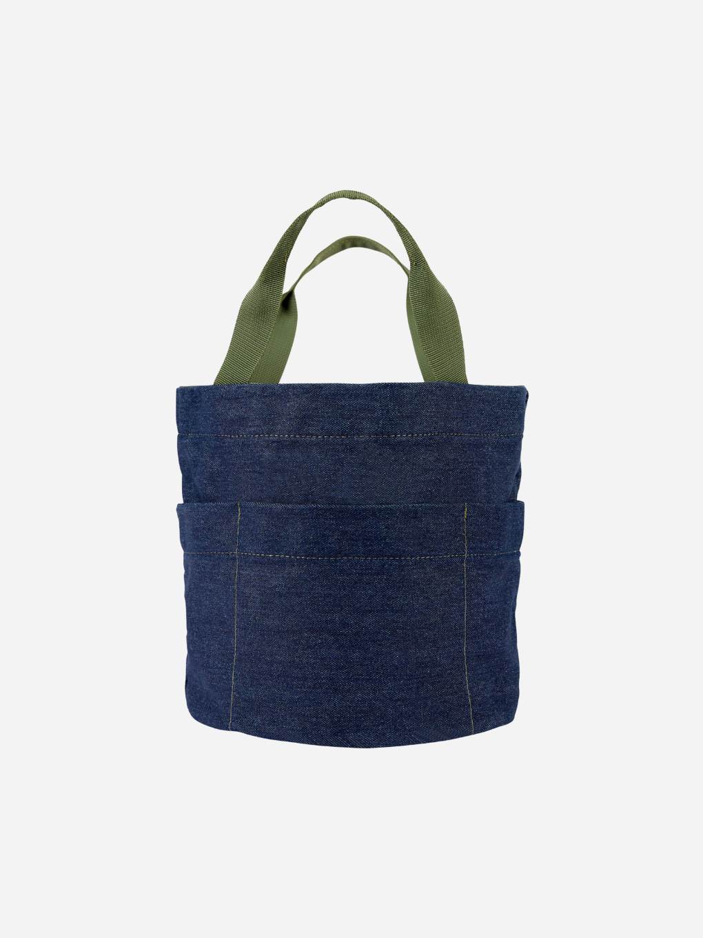 Bugg Limited Edition Denim Tote Bag with sturdy handles and classic blue denim fabric, stylish and spacious for everyday use.