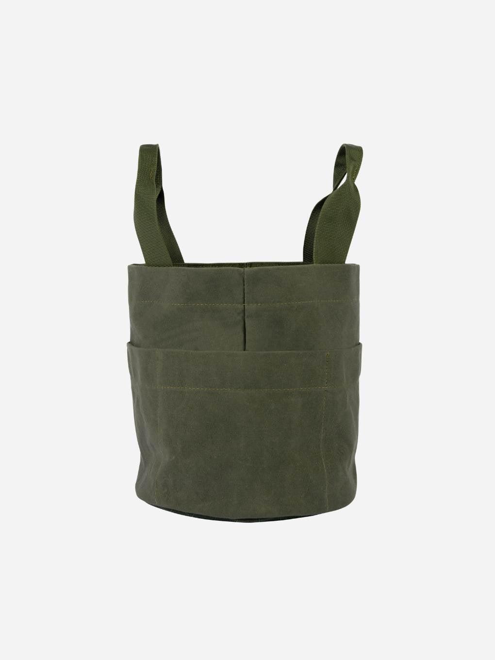 Bugg limited edition khaki tote bag with spacious design and sturdy handles, perfect for everyday use.