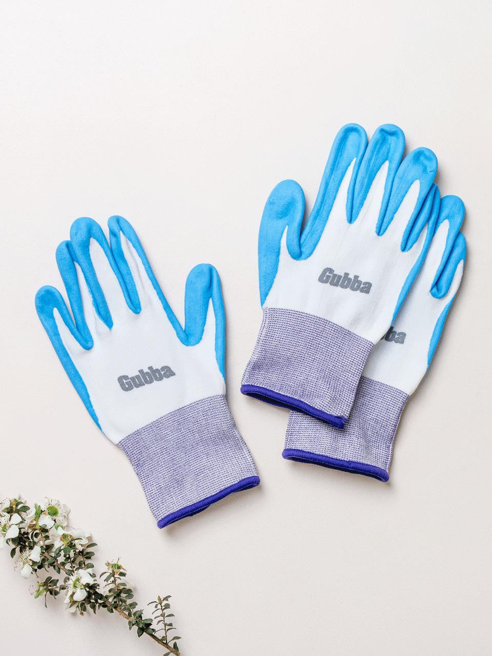 The Dominant Set extra right glove, black leather gardening glove with secure Bugg branding — Bugg