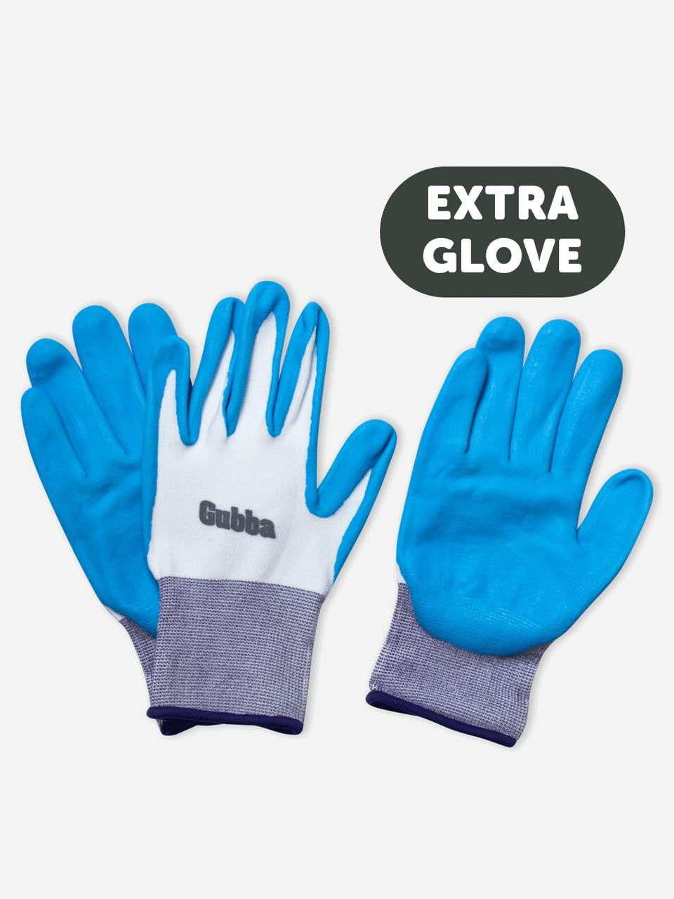 The Dominant Set extra right glove in black leather with reinforced stitching for gardening dominance — Bugg
