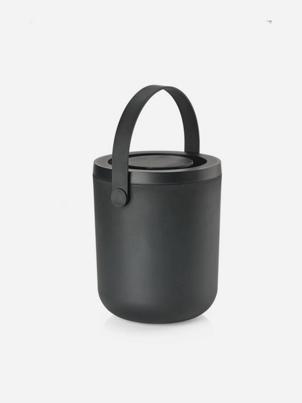 Black Bugg NZ 3L Composter Caddy for kitchen waste collection and composting, compact and easy to use.
