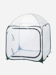 Bugg poly tunnel garden cover measuring 1.25m square, weather-resistant poly cover for protecting plants in outdoor gardens.