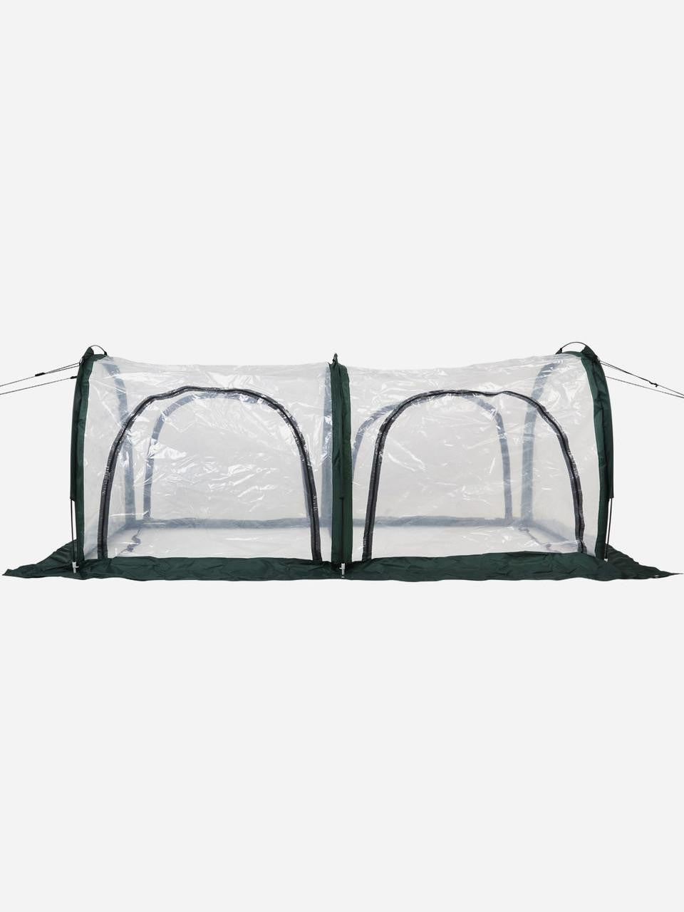 Bugg poly tunnel replacement poly cover with four openings, measuring 2.5m x 1m x 1m, designed for garden protection.
