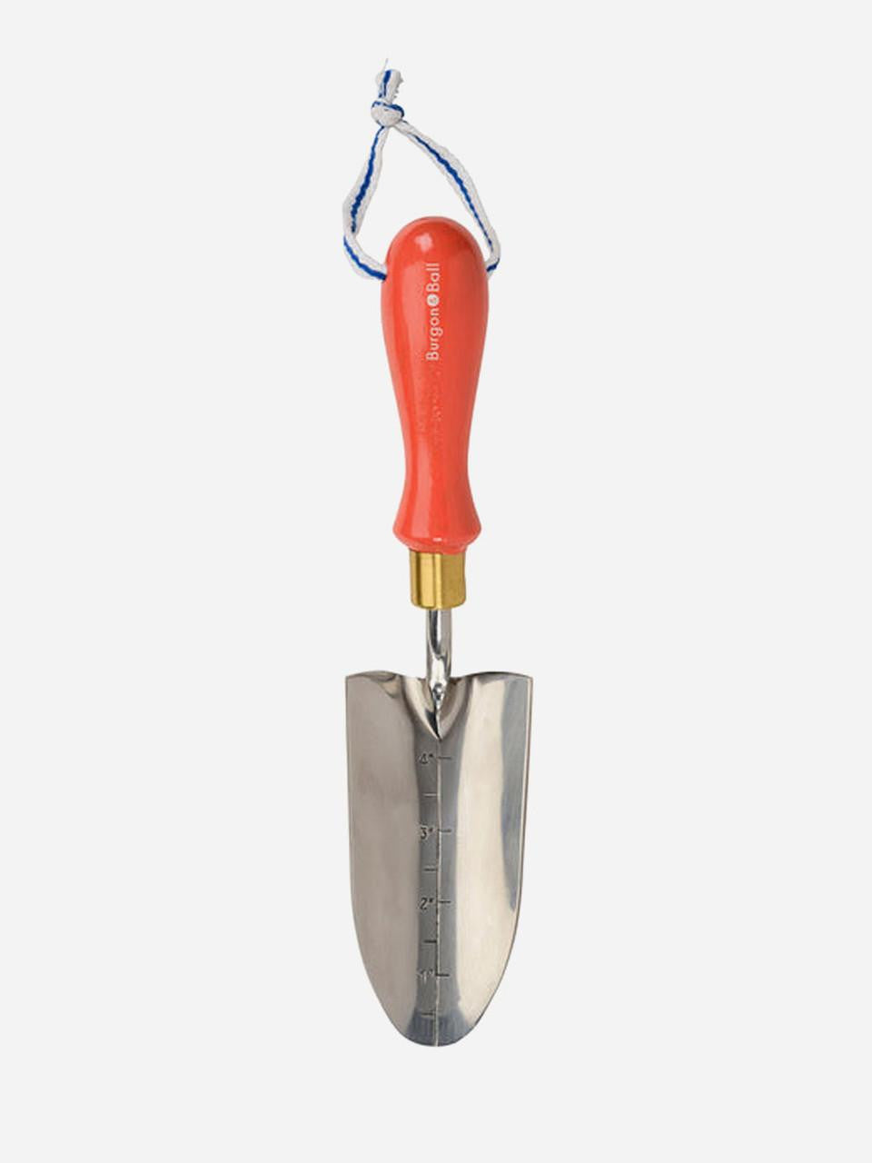 Red Burgon & Ball Collector Transplanter with ergonomic handle, designed for precise planting and transplanting.