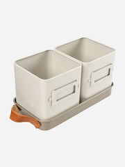 Burgon & Ball mushroom-shaped herb pots, ceramic planters for herbs, with a natural earthy design and textured surface.