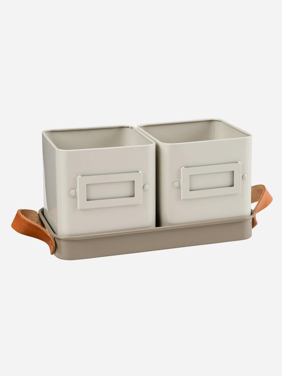 Burgon & Ball mushroom-shaped herb pots set for indoor or outdoor use, ideal for planting herbs with decorative ceramic design