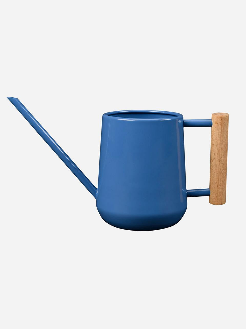 Indoor watering can by Burgon & Ball in Cotswold Blue, with a classic spout and handle for easy plant watering.