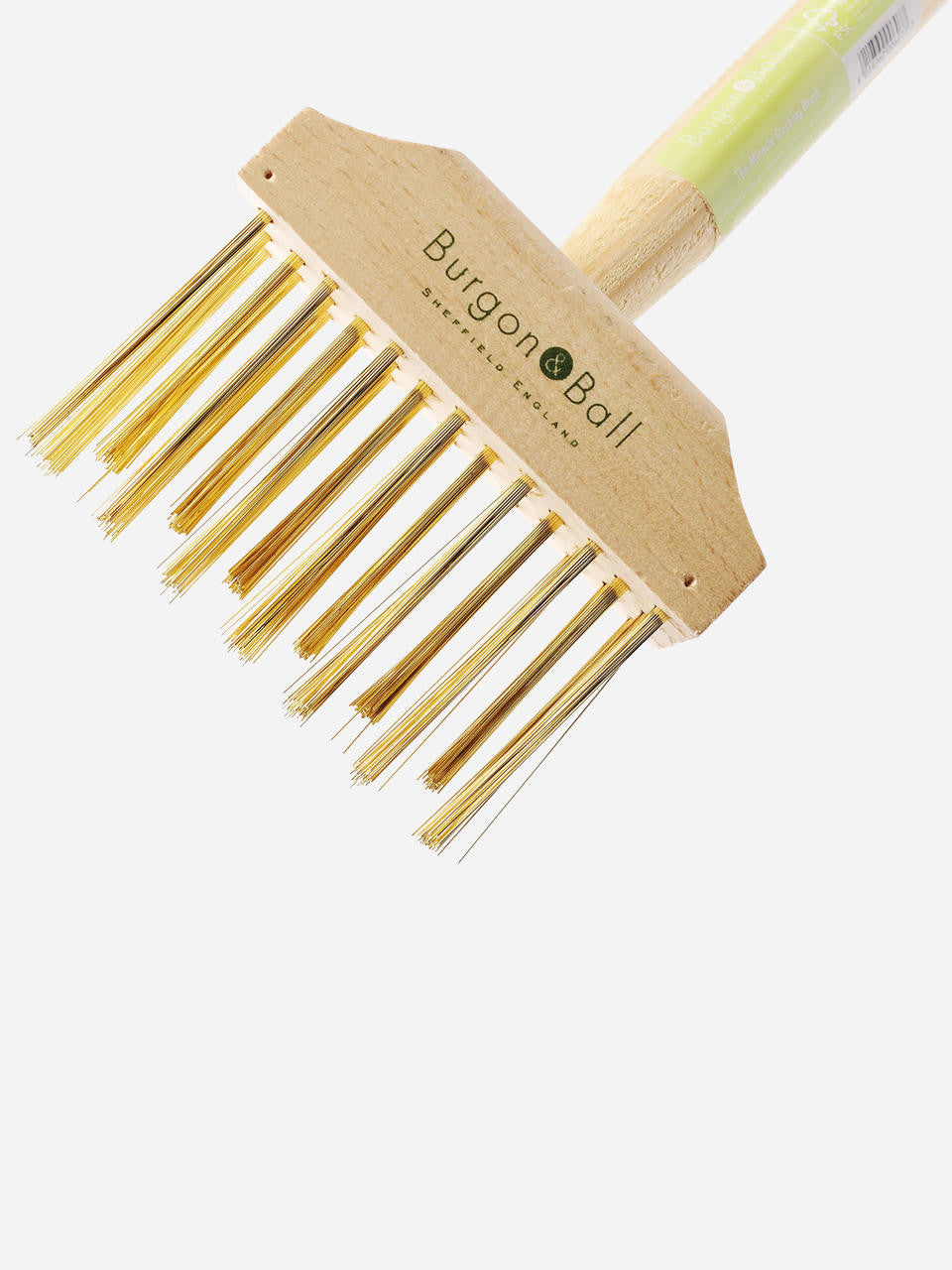 Burgon & Ball Miracle Decking Brush with firm bristles for scrubbing outdoor decking surfaces — Bugg