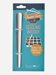 Burgon & Ball seedling widger with wooden handle for precise planting and transplanting of seedlings in the garden.