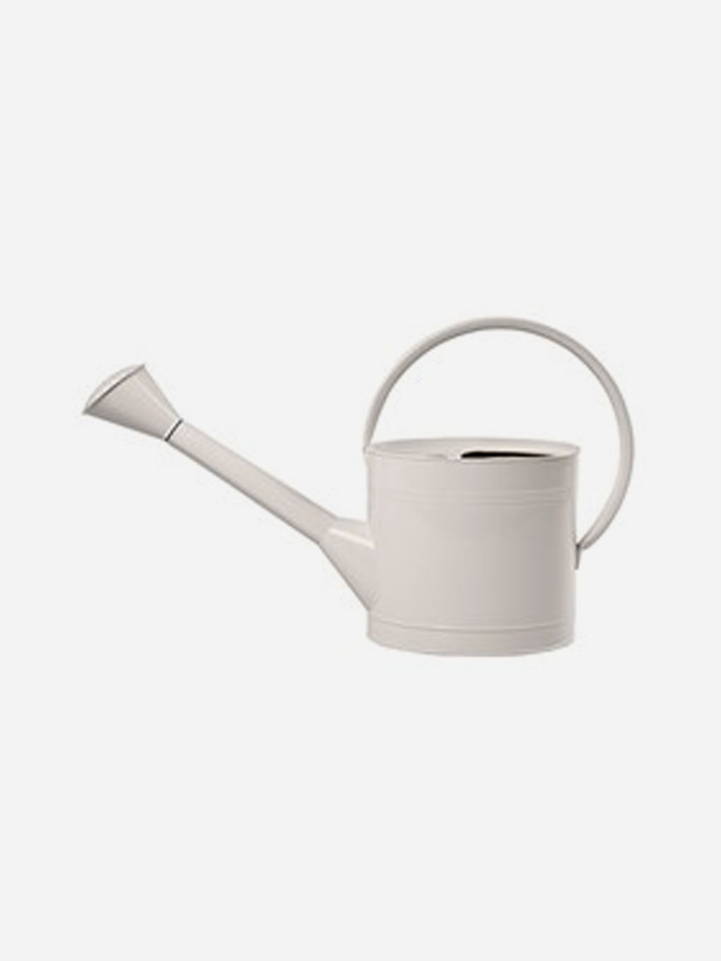 Burgon & Ball 5 Litre Waterfall Watering Can with stone finish, featuring a spout for easy watering of plants and garden beds.