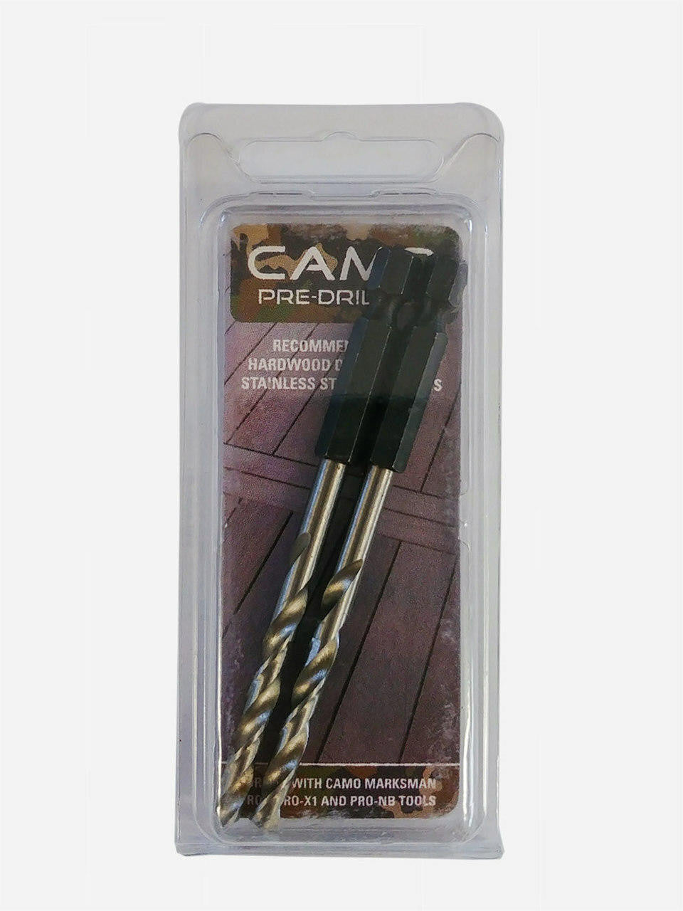 Camo brand Camo Pre-Drill Bits 3/16-inch set, featuring durable drill bits for woodworking and carpentry projects.