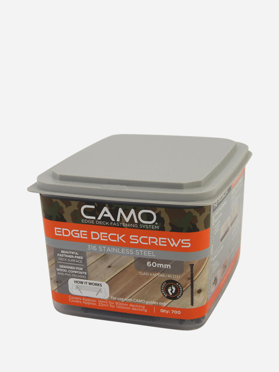 CAMO Stainless Deck Screws 60mm pack of 700 for hidden deck fastening systems — Bugg