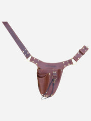 Right-handed Crafty Gatherer Garden Belt with multiple pouches for gardening tools, adjustable waist, durable fabric.