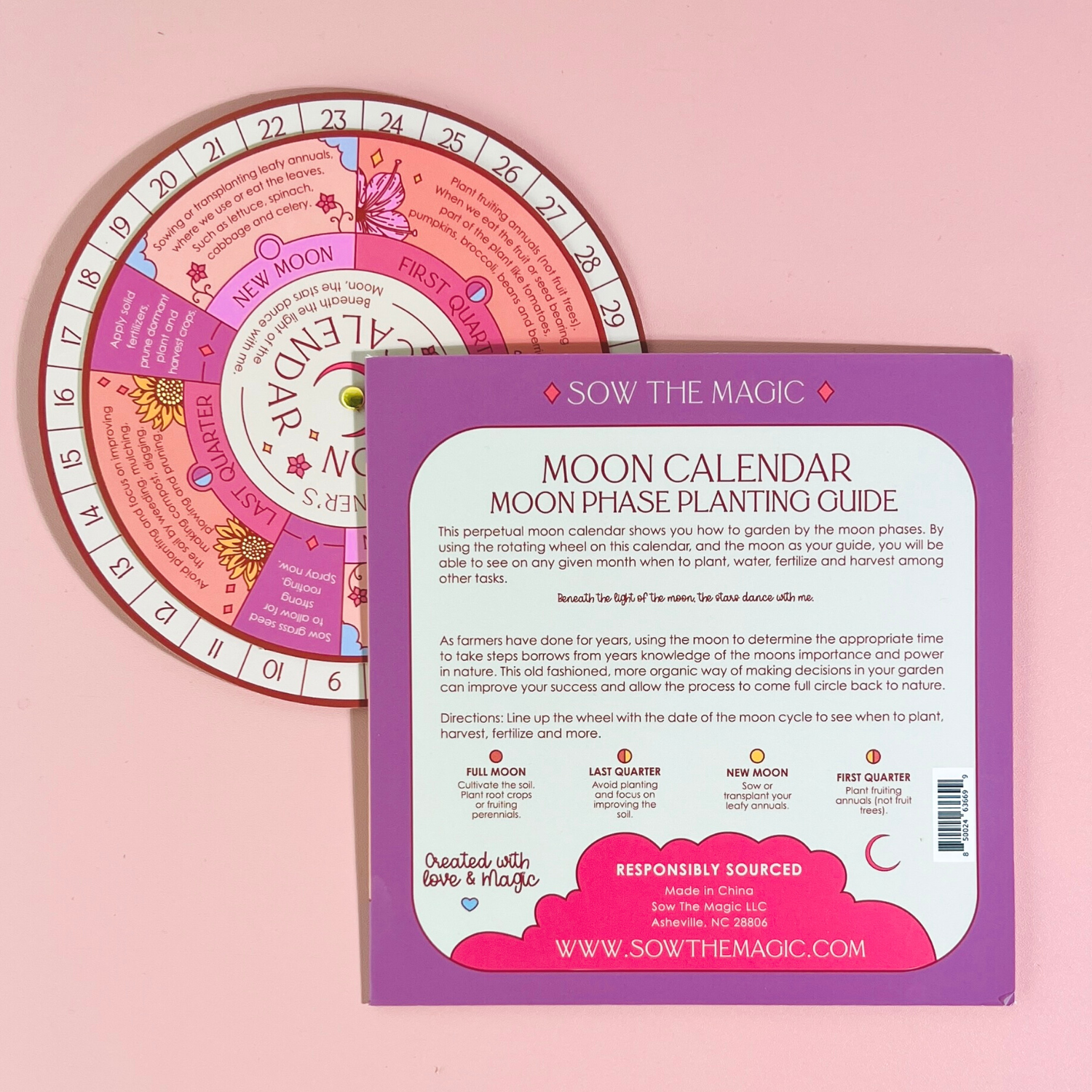 Moon Calendar Spinner Planting Guide