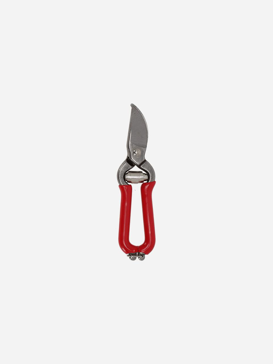 Esschert Design mini pruning shears with black handles and sharp blades for precise garden trimming.
