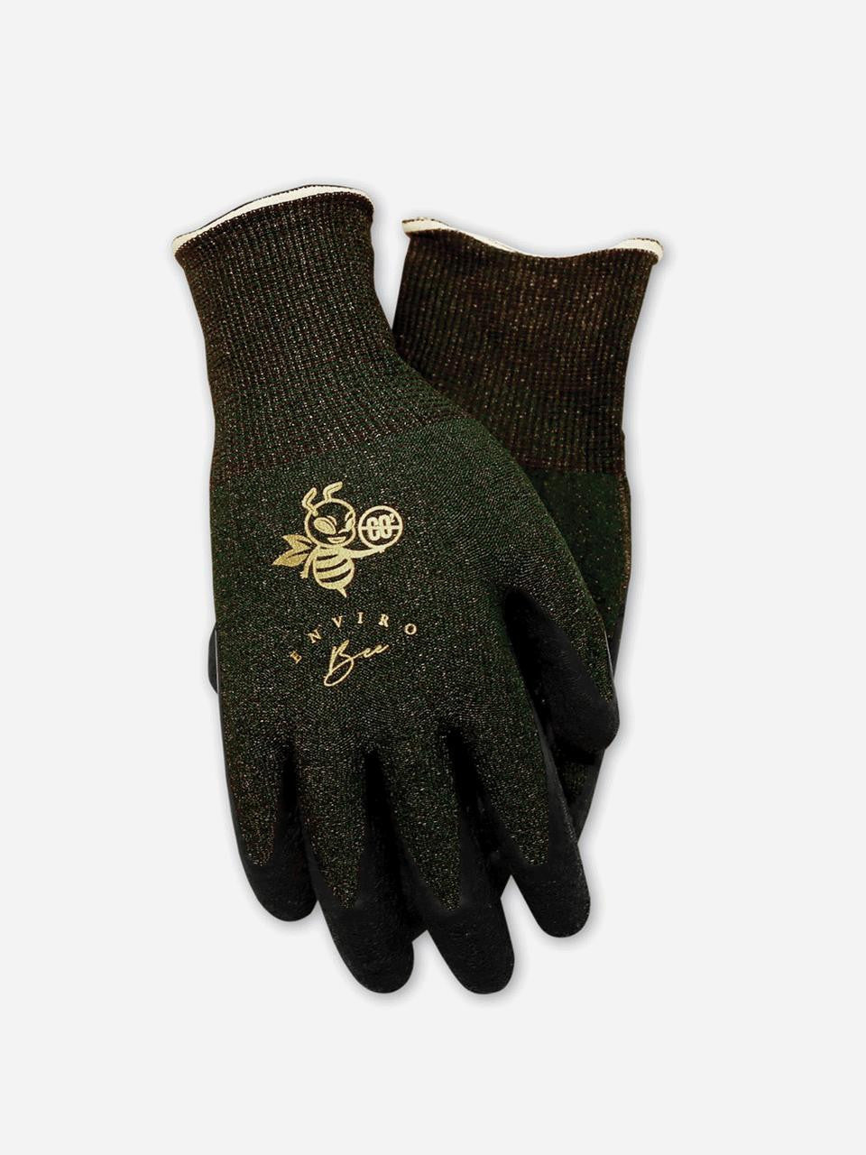 Garden Keepers Enviro Bee Gloves, small size, durable protective gardening gloves with textured palms for bee handling.