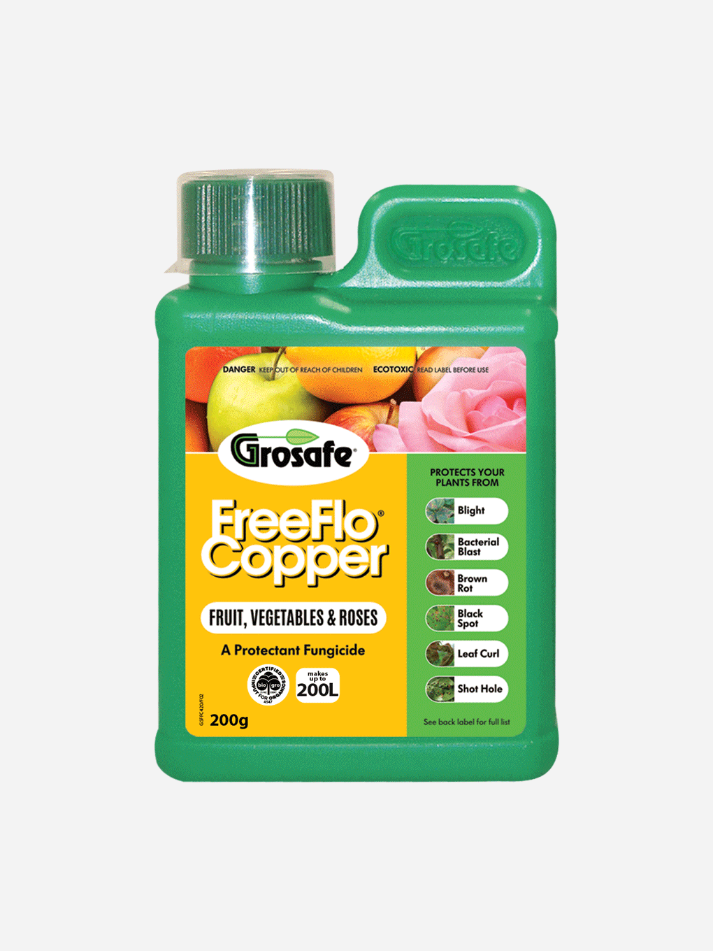 Grosafe Free Flo™ Copper, 100g, showing a close-up of the copper powder in a container for industrial use