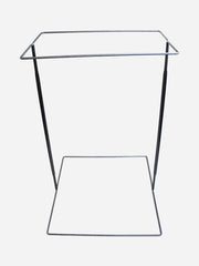 Gubba garden cleanup bag stand holding a large yard waste bag, designed for outdoor yard debris collection and disposal.