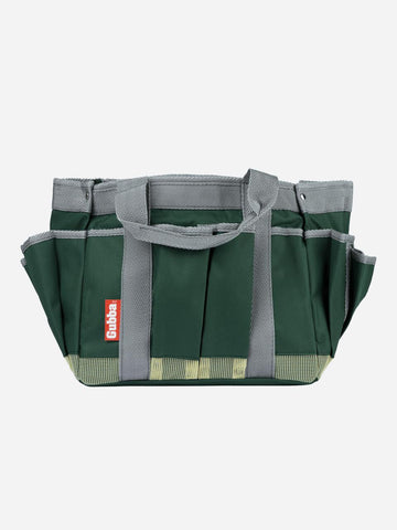 Gubba Garden Tote Organizer with multiple pockets and sturdy handles for gardening tools and supplies.