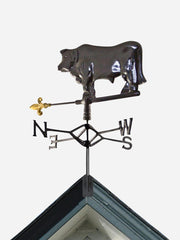 Gubba Weathervane Bull in metal, handsome farm-inspired design for garden and outdoor display — Bugg