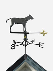 Gubba Weathervane Dog in metal, faithful canine design for garden and outdoor display — Bugg