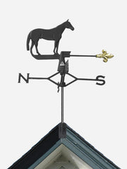 Gubba Weathervane Horse in metal, elegant equine design for garden and outdoor display — Bugg