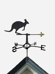 Gubba Weathervane Kangaroo in metal, uniquely Kiwi design for garden outdoor decoration — Bugg
