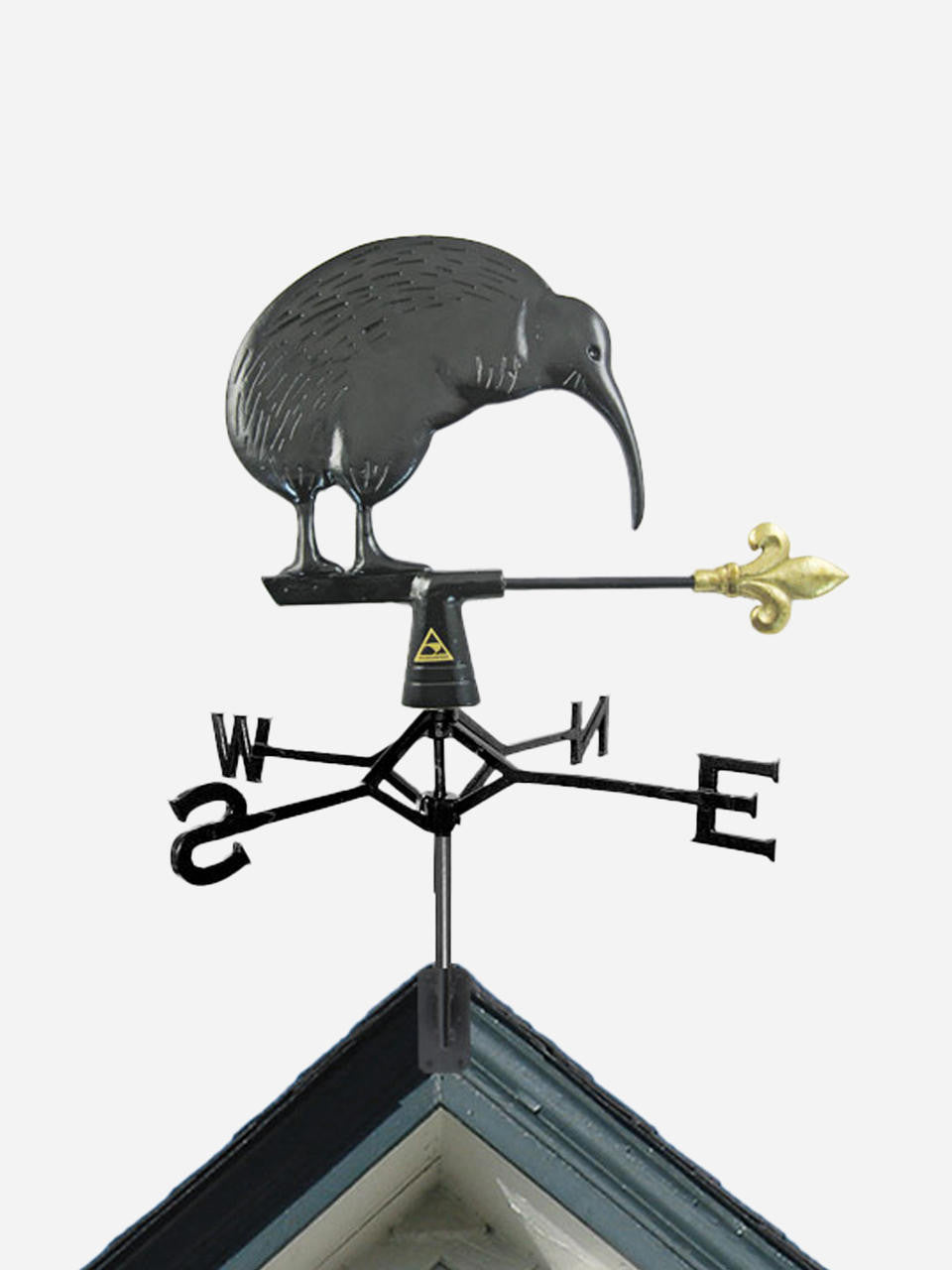 Gubba Weathervane Kiwi in metal, iconic New Zealand bird design for garden decoration — Bugg