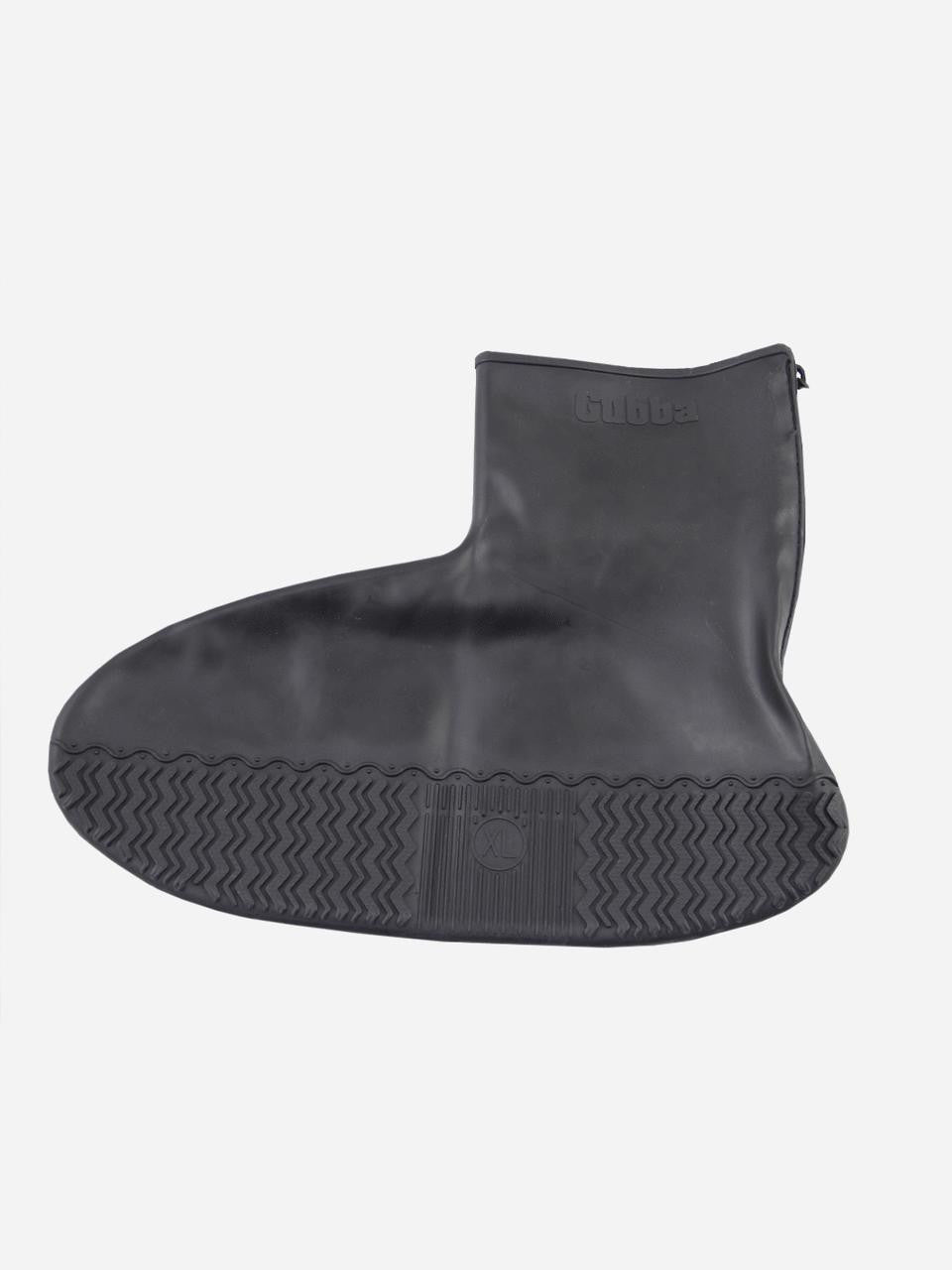 Gubba Overboot with Zip showing waterproof fabric and sturdy sole, designed for outdoor protection and easy wear.