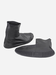 Gubba overboot with zip closure, waterproof rubber exterior, and sturdy sole for outdoor protection and footwear durability.