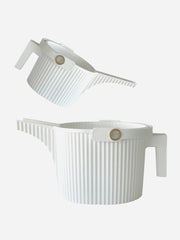 White Hachiman Garden Beetle Watering Can with a small 1.5L capacity, featuring a sleek design and ergonomic handle.