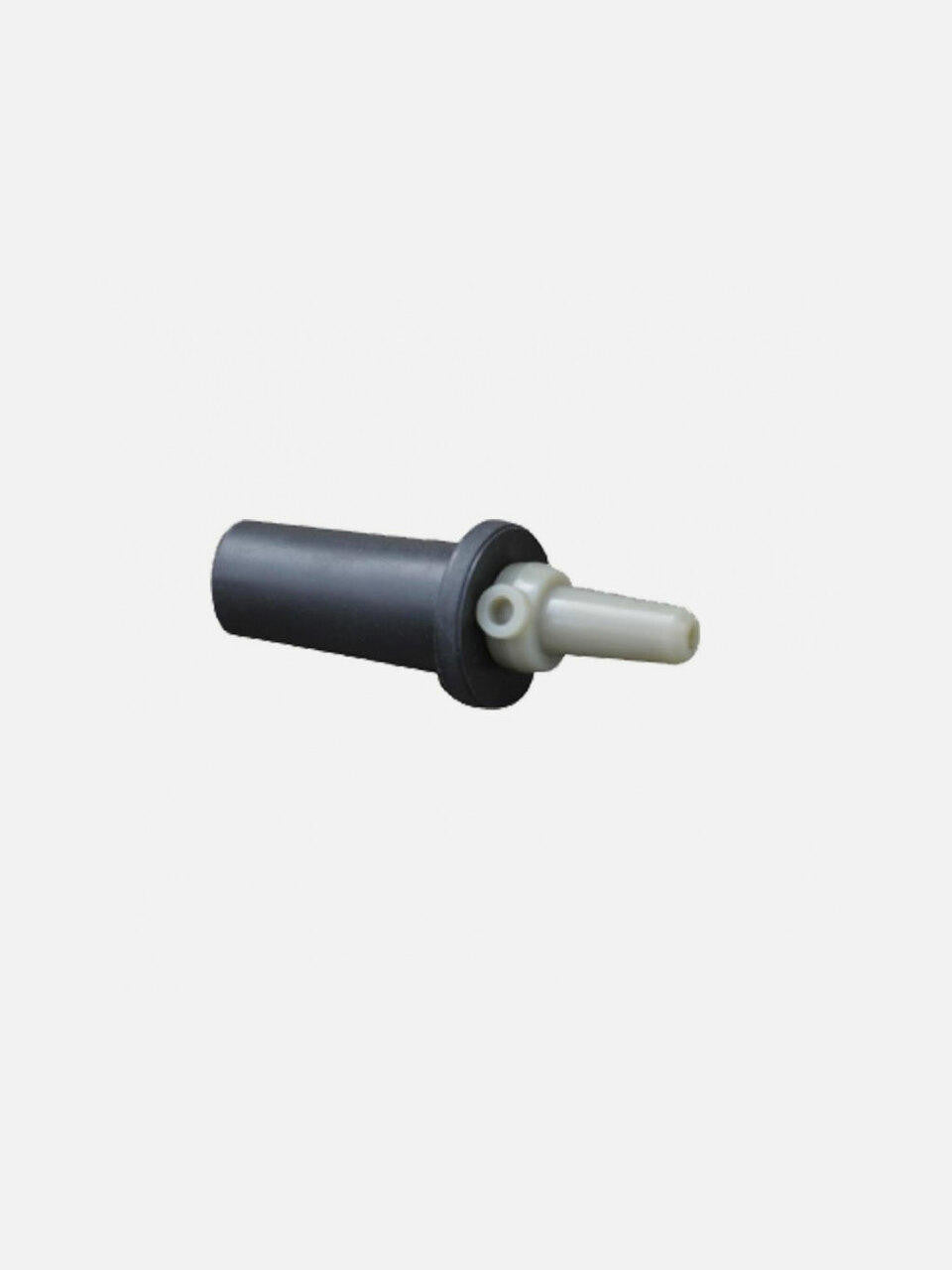 Iriso connection for reservoir, metal fitting with threaded end, designed for secure fluid system connections