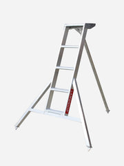 Landquip Allite 4-foot (1.22m) ladder with straight top step, lightweight aluminum construction for safe climbing and stability.