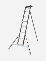 Landquip Allite Ladder, 7-foot (2.13m) straight-top step ladder, lightweight aluminum construction for household use