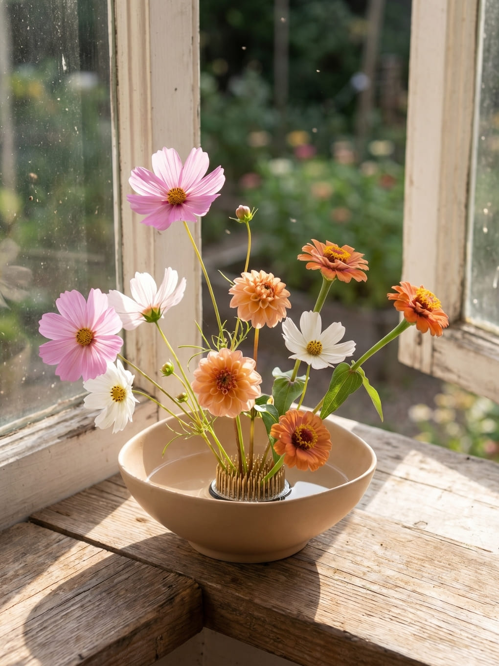 Ned Collections Kos Ikebana Bowl with a sleek, modern design, perfect for floral arrangements and decorative displays.