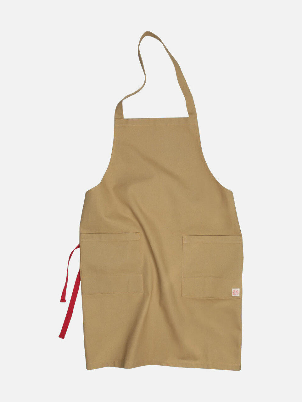 Niwaki apron made of durable fabric with adjustable straps, designed for gardening or cooking tasks.