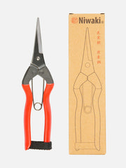 Niwaki garden snips with ergonomic handles and sharp blades for precise pruning and garden trimming.
