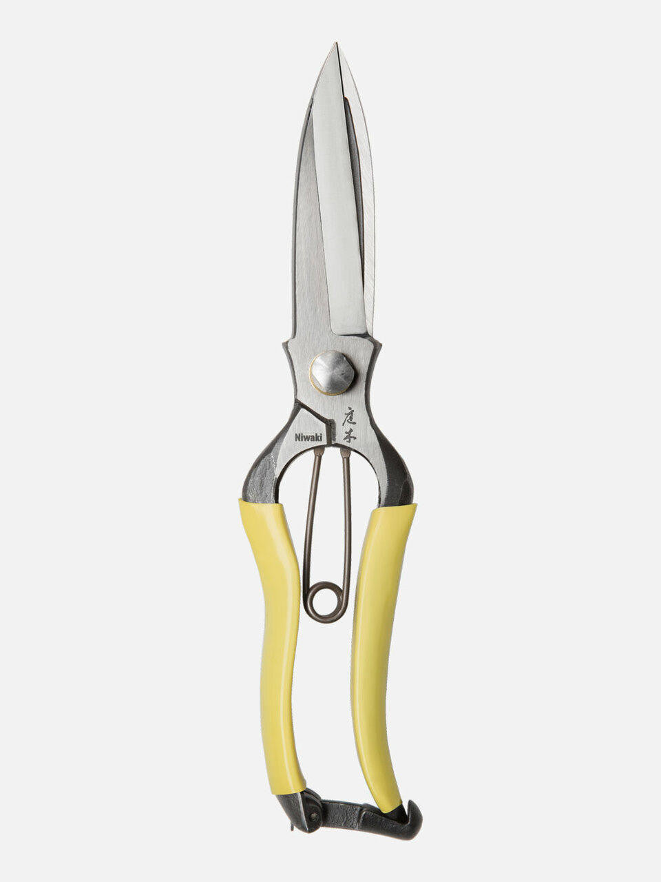 Niwaki GR Pro Clippers with black handles and sharp blades, designed for precise gardening and pruning tasks.