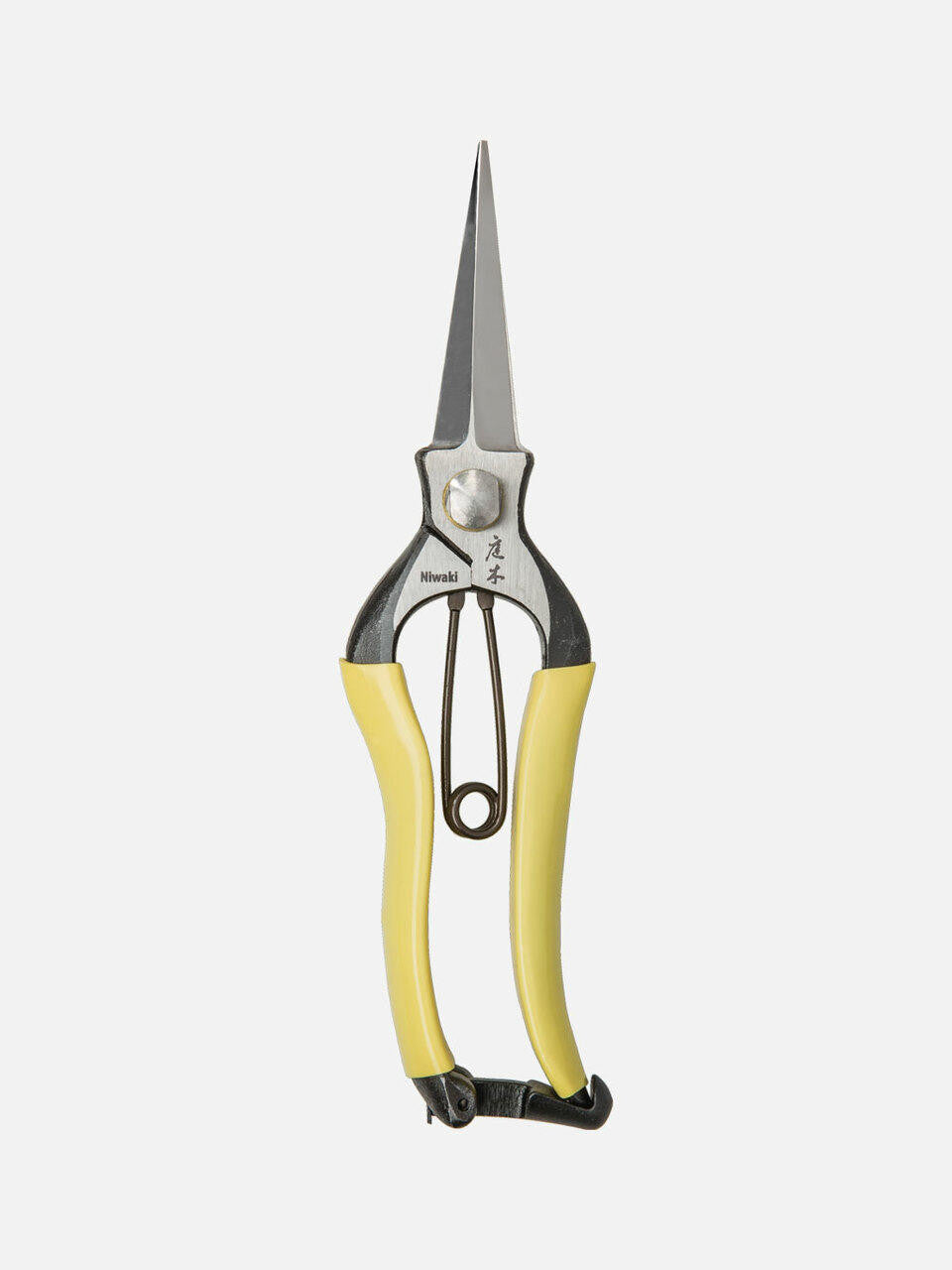 Niwaki GR Pro Snips with sharp blades and ergonomic handles for precise pruning and trimming gardening tools.