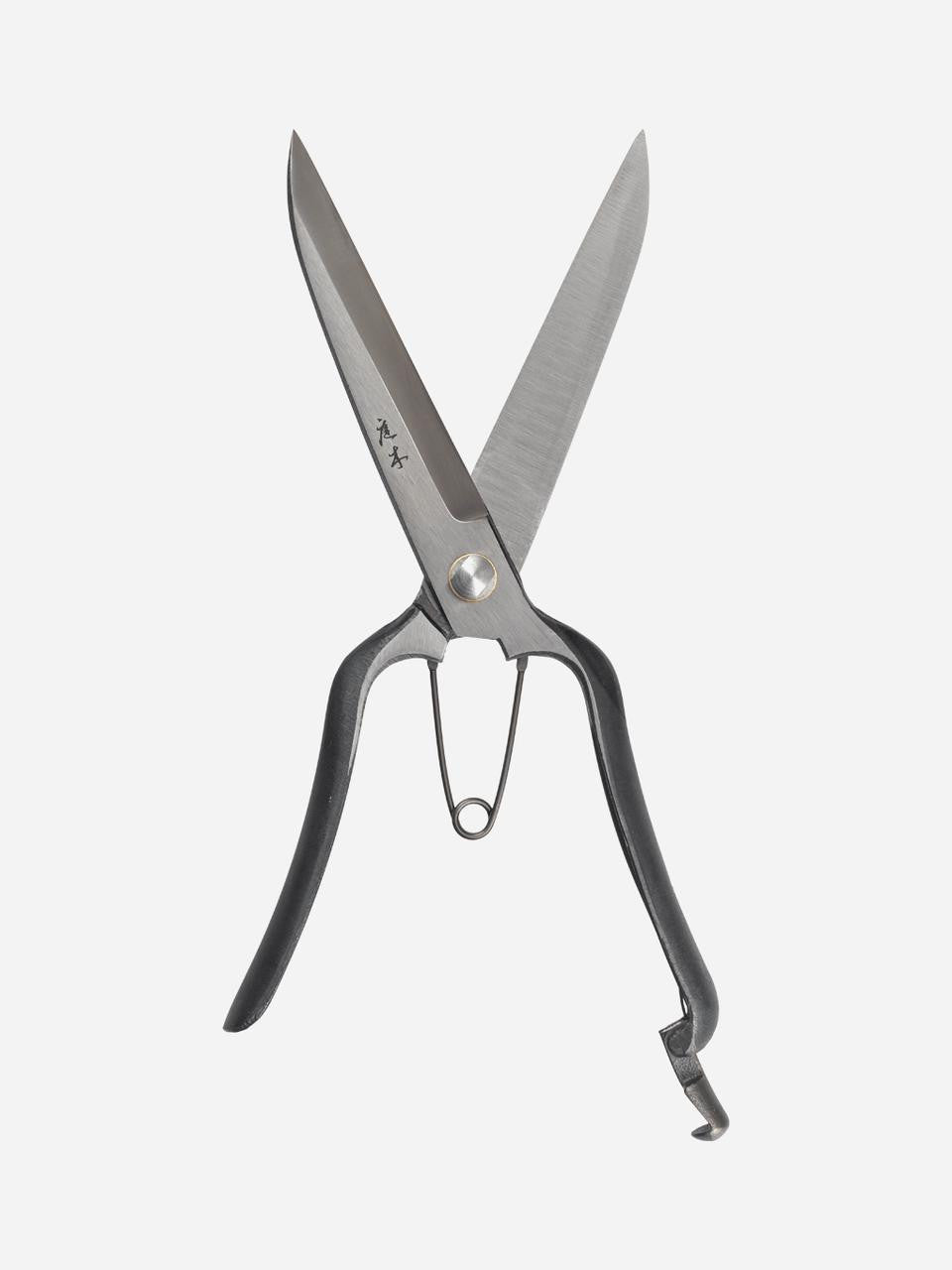 Niwaki Hakari Clippers with stainless steel blades and ergonomic handles, ideal for precise pruning and gardening tasks.