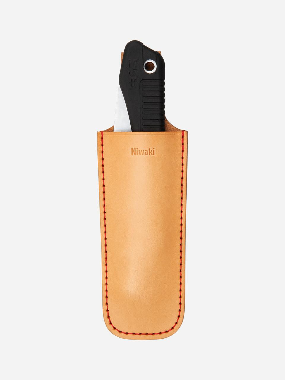 Niwaki single straight holster for gardening tools, made of durable material, designed for easy tool access and secure storage.