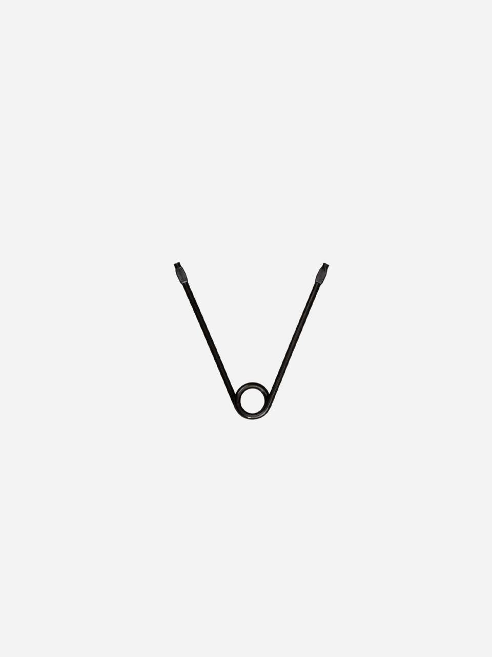Niwaki garden snips replacement spring, small metal spring component for pruning tool repair.